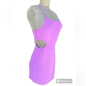 NWT Wild Fable Purple Side Cut Swimsuit Beach Cover Up